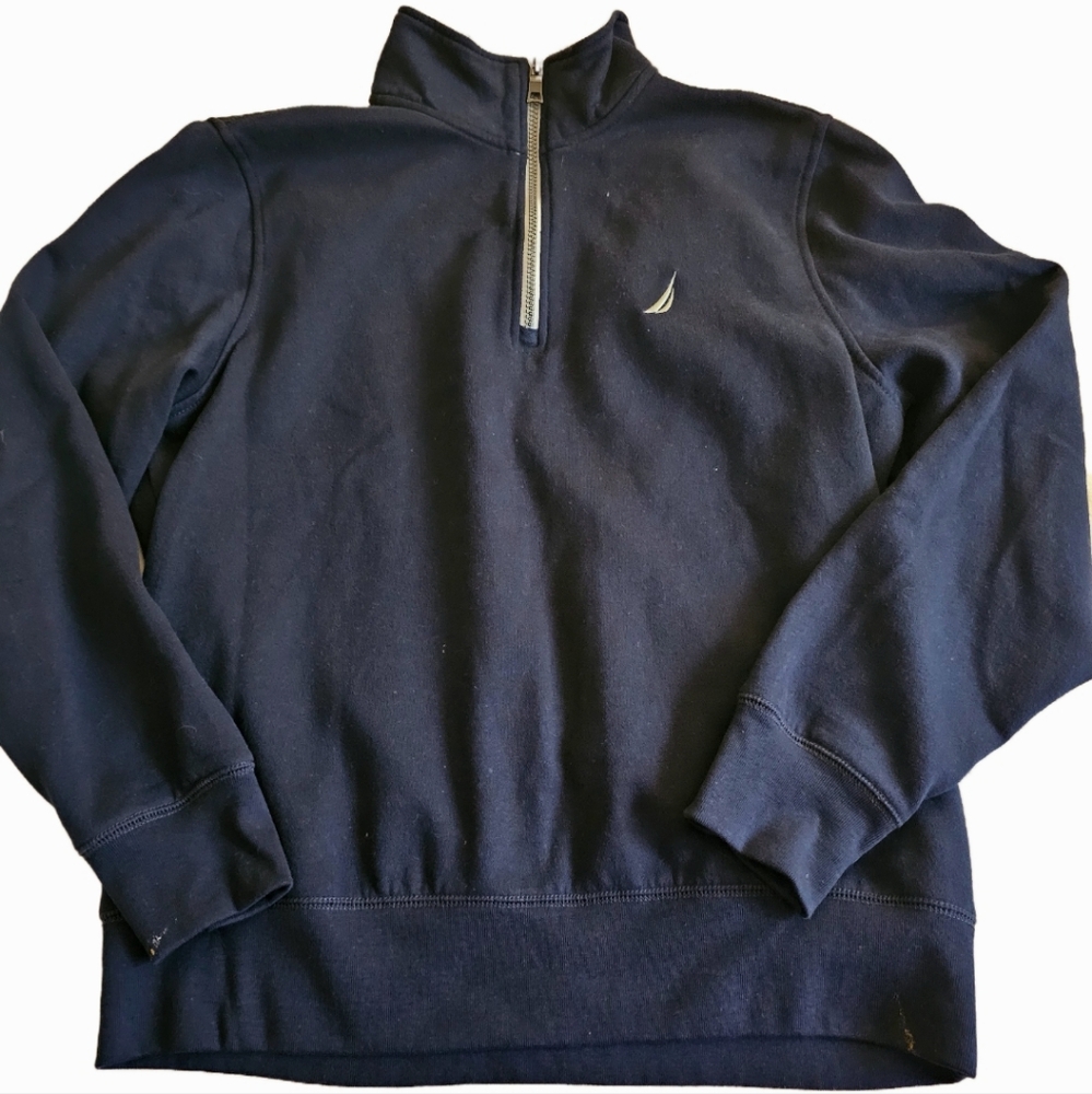 Vintage Navy Blue NAUTICA 1/4 Zip Pullover